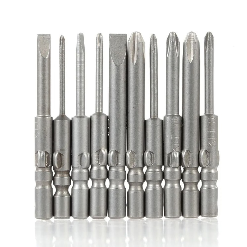 HighQuality DC Powered Electric Screwdriver With 10pcs Bits Stepless Speed Regulation 1