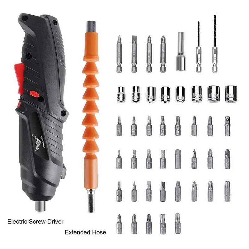 36V Mini Household Electric Drill And Cordless Screwdriver Power Tool Set 2