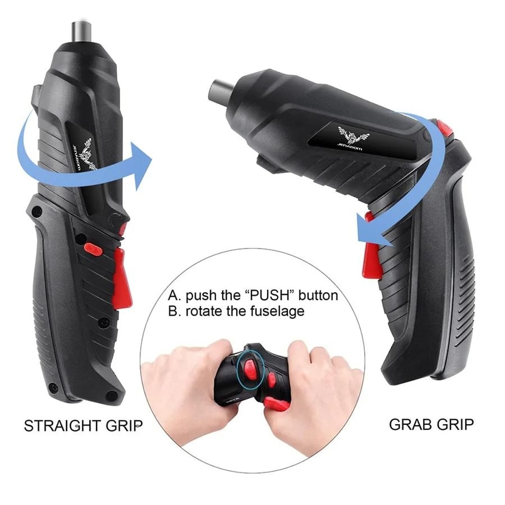 36V Mini Household Electric Drill And Cordless Screwdriver Power Tool Set 4