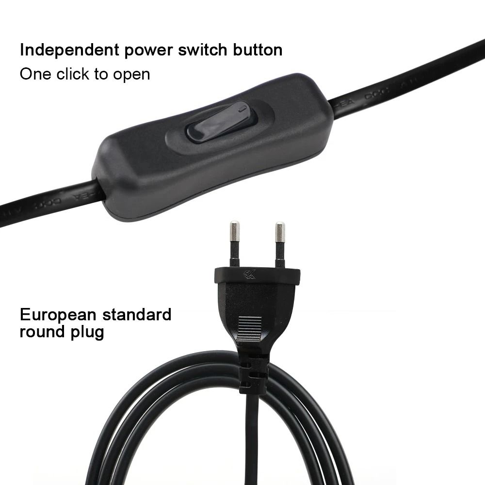 Retro Vintage Wood Table Lamp E27 Night Light Floor Decor 2