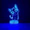Cute 3D Cat Night Light Acrylic LED Novelty Table Lamp For Kids 0