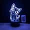 Cute 3D Cat Night Light Acrylic LED Novelty Table Lamp For Kids 3