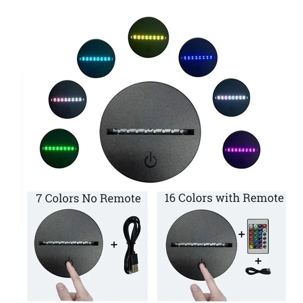 Cute 3D Cat Night Light Acrylic LED Novelty Table Lamp For Kids 4