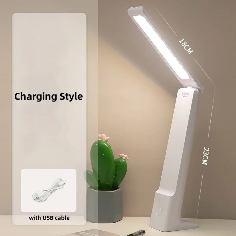 LED Folding Desk Lamp With USB Charging Touch Control Eye Protection 7