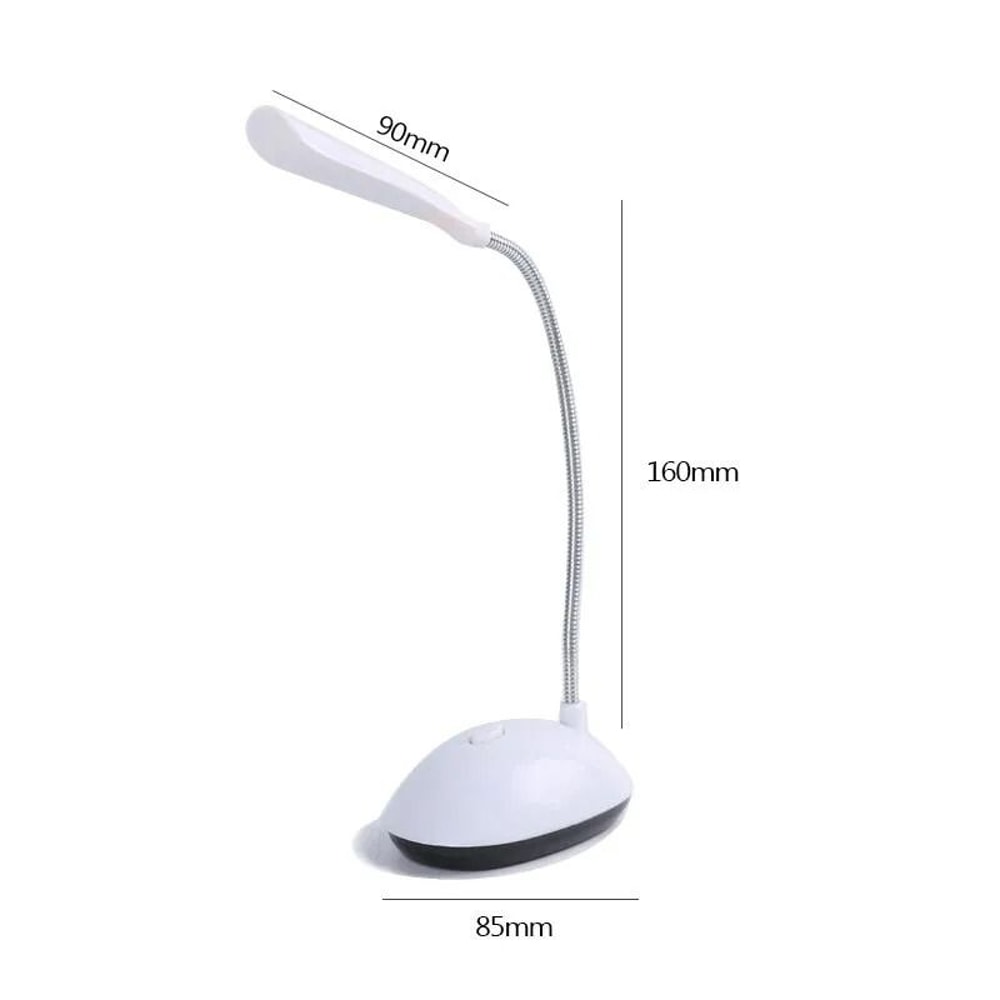 Portable LED Folding Table Lamp AAA Battery Powered Eye Protection Reading Light 5