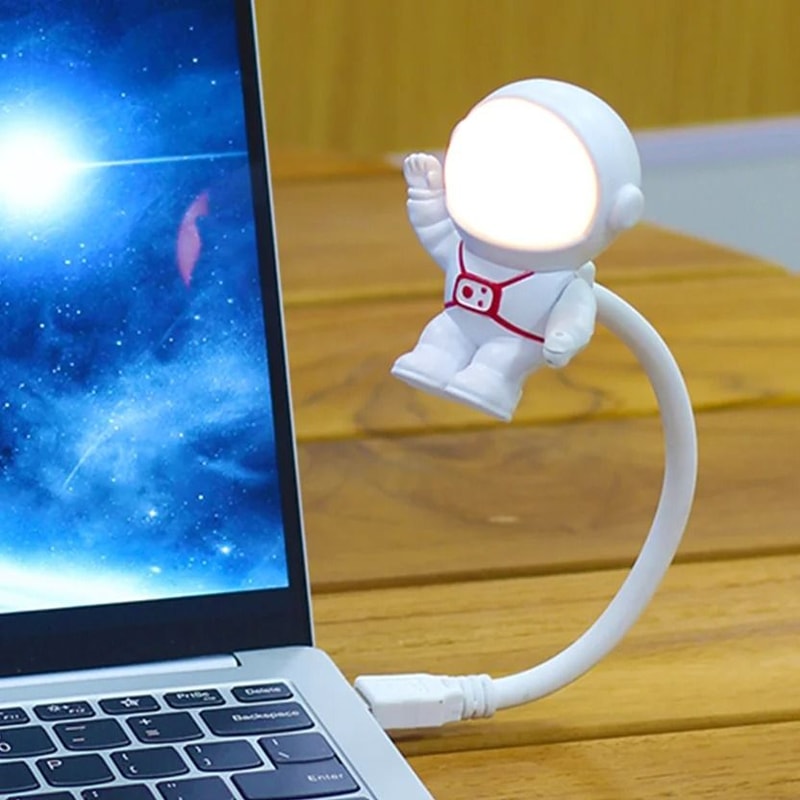 Astronaut USB Voice Control Night Light Mini LED Eye Protection Lamp 1