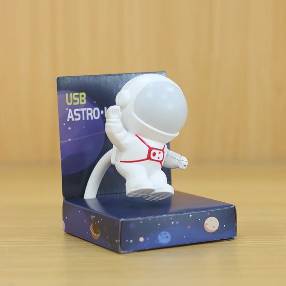 Astronaut USB Voice Control Night Light Mini LED Eye Protection Lamp 4