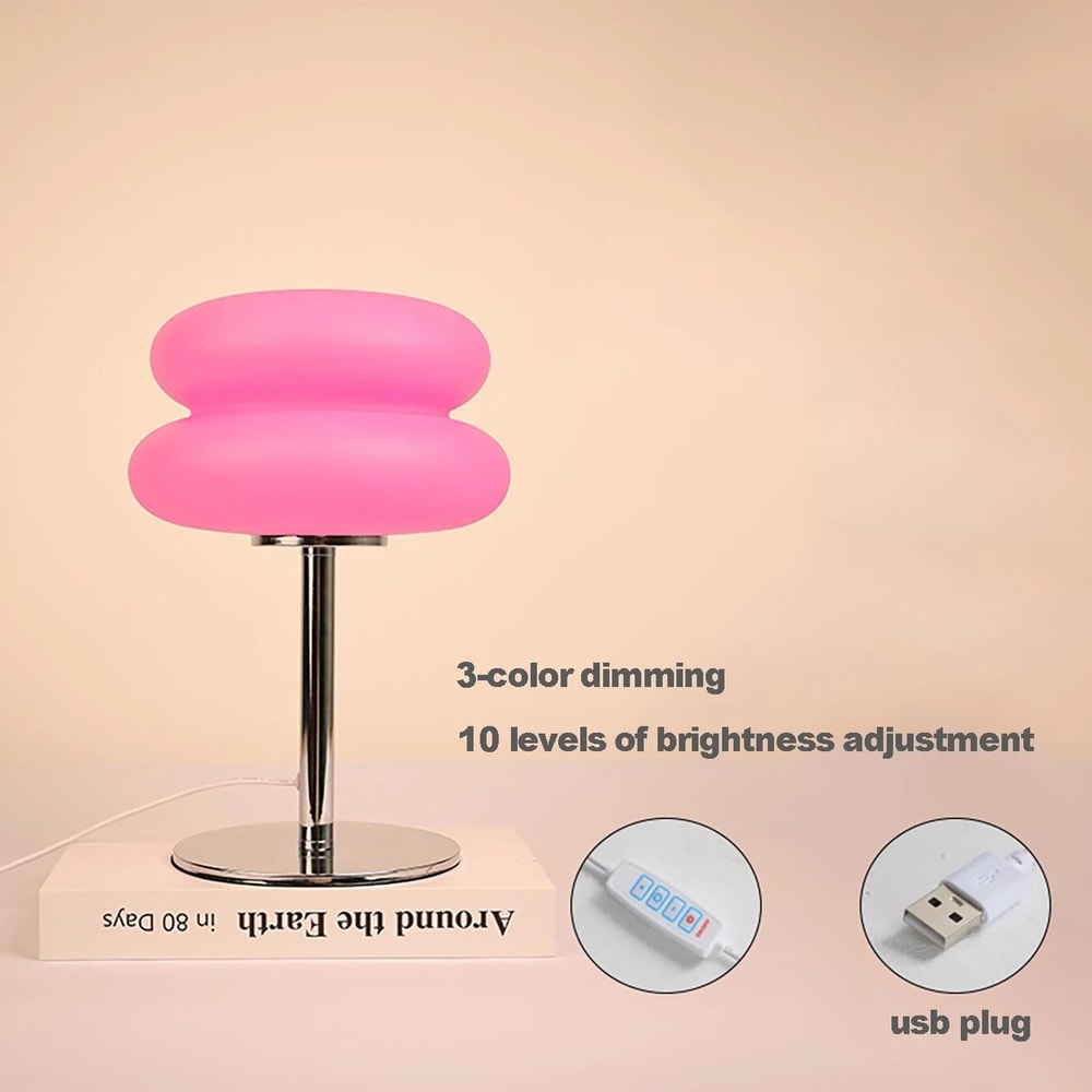 USB LED Mushroom Table Lamp Ambient Lighting For Bedroom Dining 7