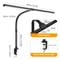 24W Ultra Bright Architect Desk Lamp With Clamp Auto Dimming LED PC Light 6