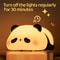 Cute Silicone Sheep Night Light Rechargeable Dimmable Sleep Lamp For Childrens Room 3