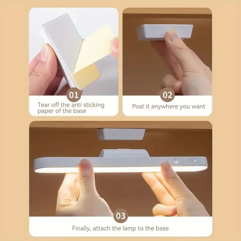 Magnetic LED Eye Protection Reading Lamp Remote Control Stepless Dimming Learning Light 3