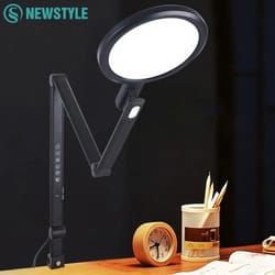 led multi-functional foldable clip reading desk lamp – 1200lm ultra-bright eye-caring work light