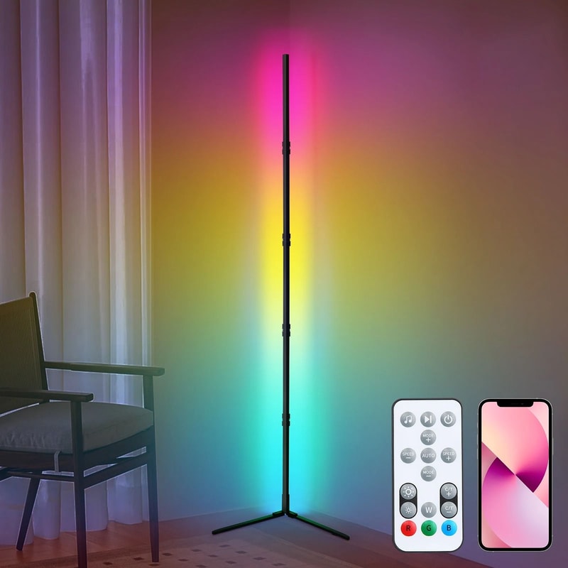 Tuya RGB Smart Floor Lamp Modern Corner LED Stand Lighting For Home Festival 1