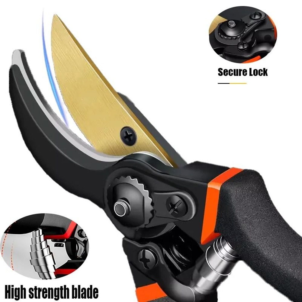 Professional Garden Orchard Shears HighPerformance Tree Trimmers With SK5 Steel Blades 2