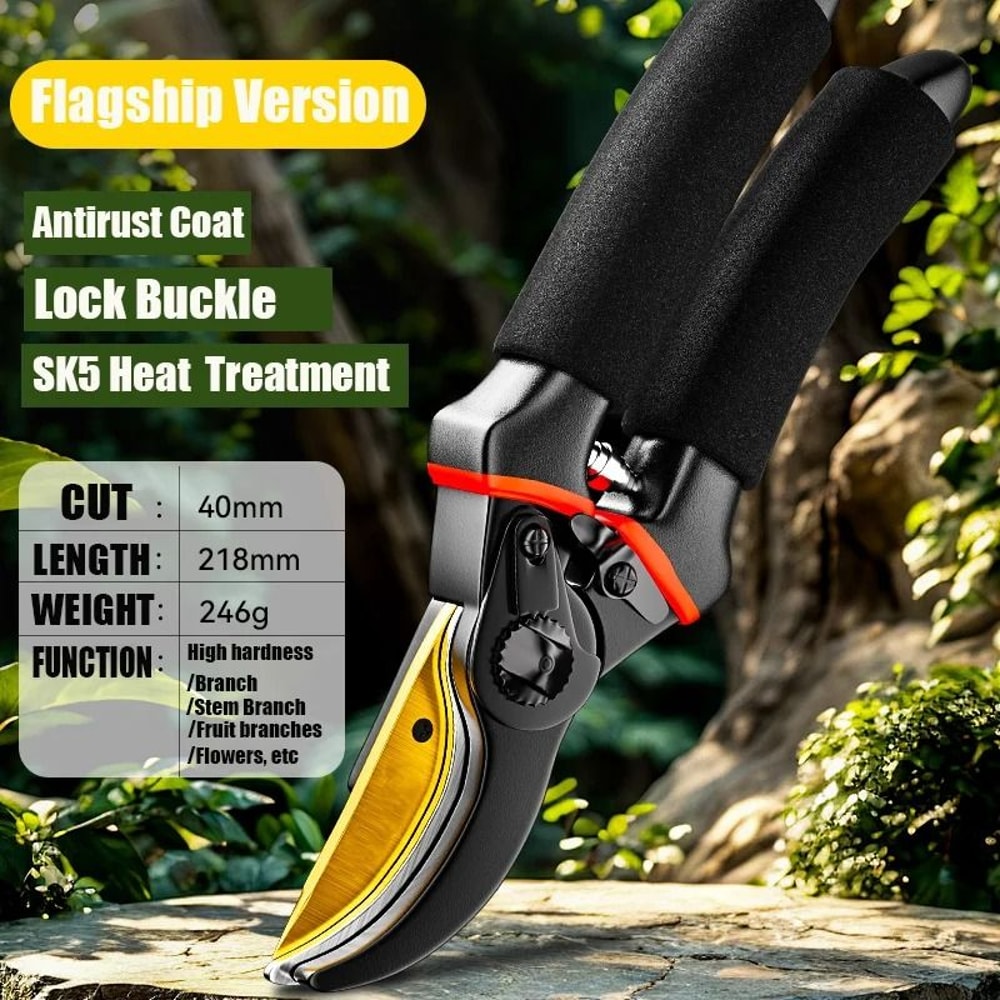 Professional Garden Orchard Shears HighPerformance Tree Trimmers With SK5 Steel Blades 8