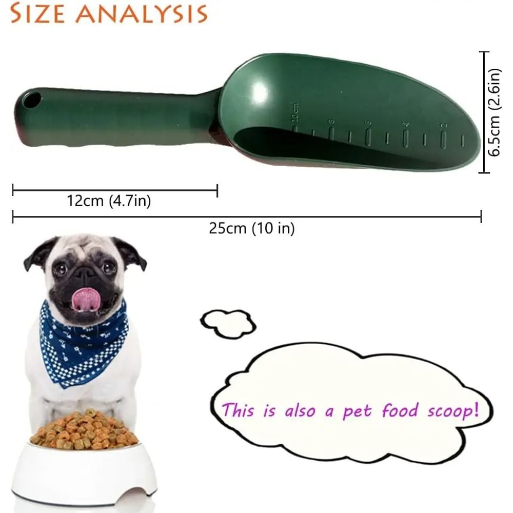 MultiFunction Garden Hand Trowel HeavyDuty Soil Scoop For Planting Digging And Pet Food 2