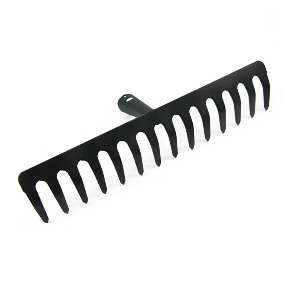 Professional 14Tooth Stainless Steel Farming Rake HeavyDuty Agricultural Garden Soil Tool 1