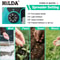HILDA Handheld Electric Seeder Fertilizer Spreader 6Gear Rechargeable Power Spreader For Agricult 4