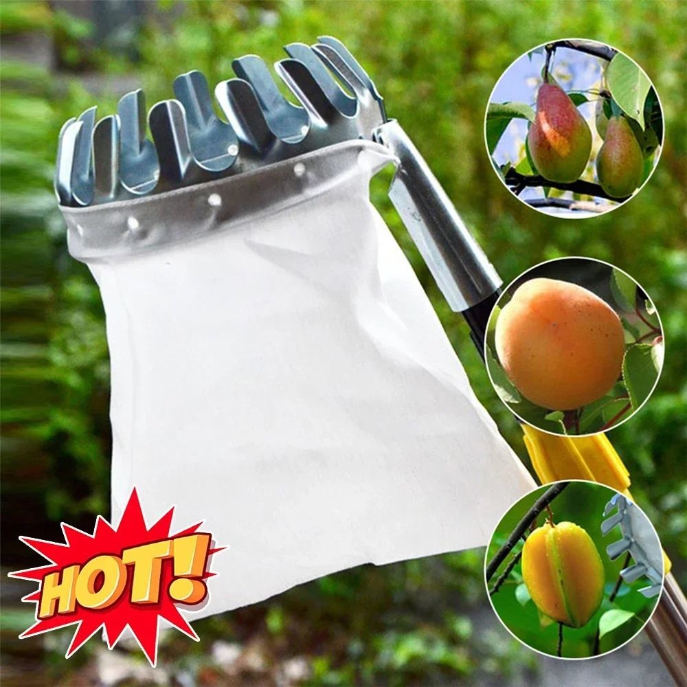 Professional 16cm Fruit Picker Head HighAltitude Catcher With Detachable Fabric Pouch 1