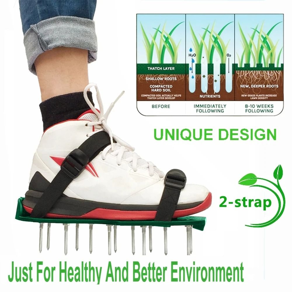8Piece Lawn Spike Shoe Replacement Straps Durable Nylon Garden Aerator Shoe Laces 3