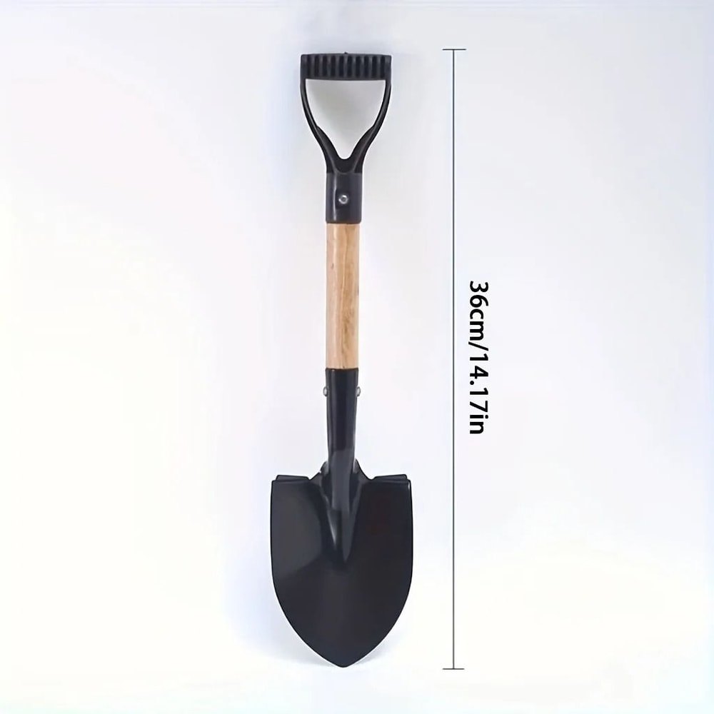Manganese Steel Digging Shovel Waterproof Rustproof Outdoor Garden Scoop For Beach And Camping 7