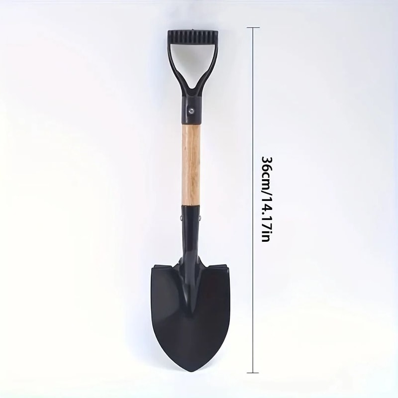 Manganese Steel Digging Shovel Waterproof Rustproof Outdoor Garden Scoop For Beach And Camping 7