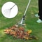 Adjustable Metal Garden Rake HeavyDuty Farm Agricultural Leveling Tool For Leaves And Sand 0