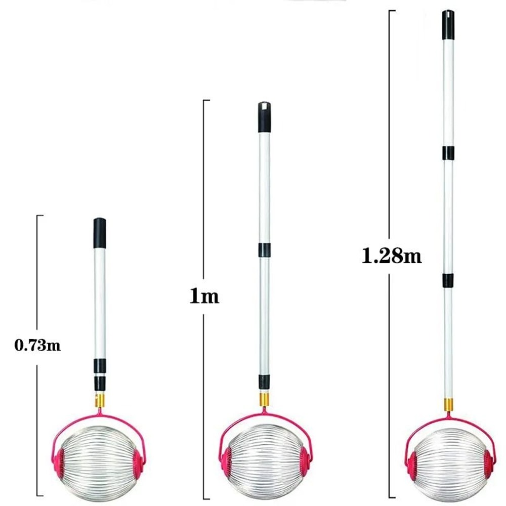 Rolling Nut Gatherer Ball Collector Adjustable Lightweight Outdoor Manual Tool For Walnuts Pecans 3