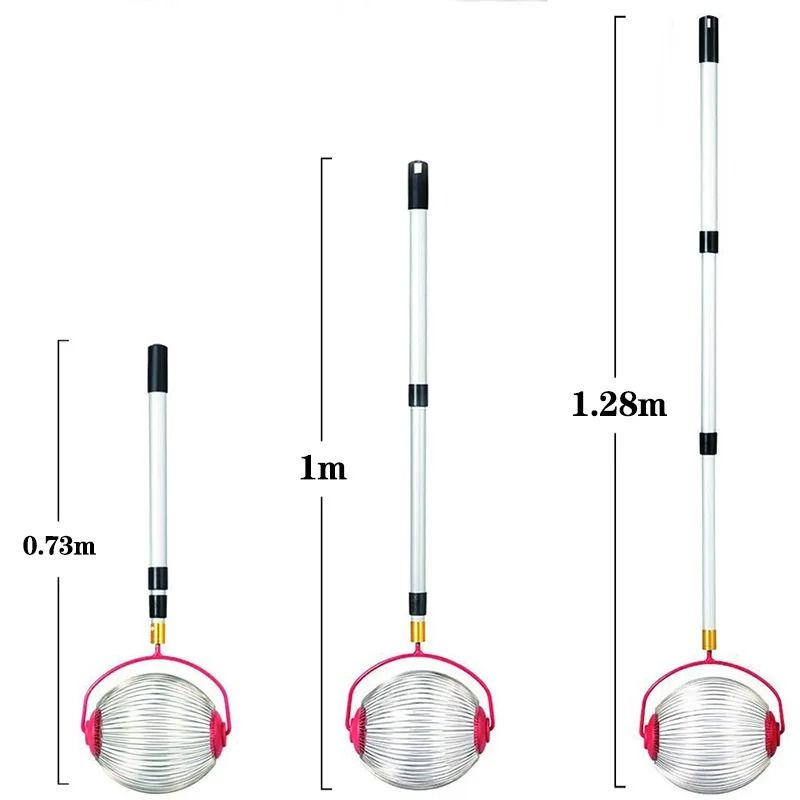Rolling Nut Gatherer Ball Collector Adjustable Lightweight Outdoor Manual Tool For Walnuts Pecans 3