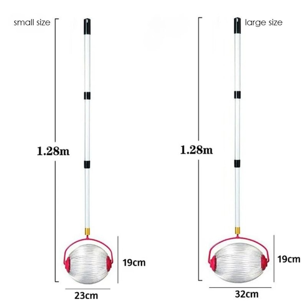 Rolling Nut Gatherer Ball Collector Adjustable Lightweight Outdoor Manual Tool For Walnuts Pecans 4