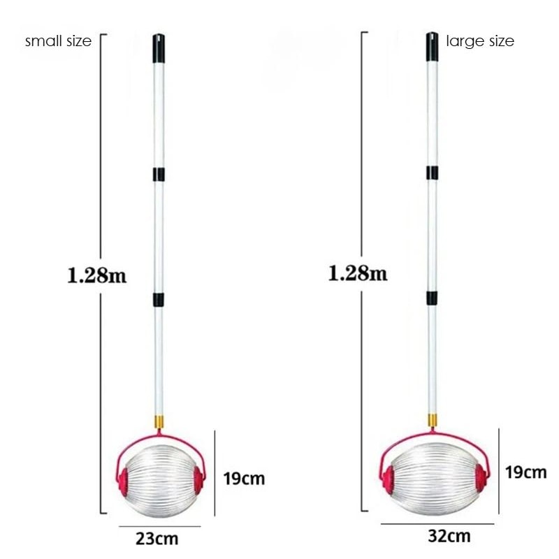 Rolling Nut Gatherer Ball Collector Adjustable Lightweight Outdoor Manual Tool For Walnuts Pecans 4
