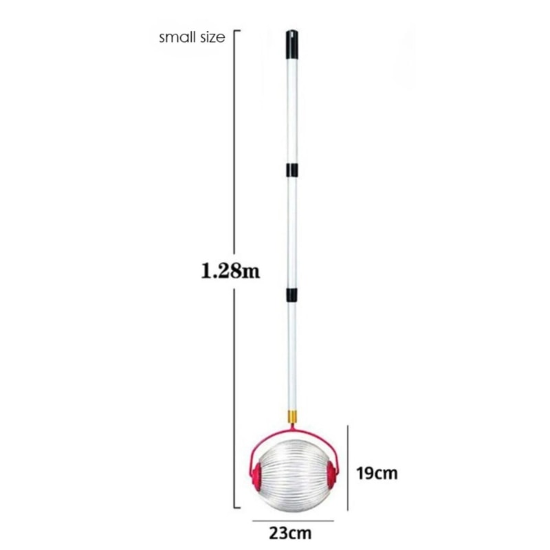 Rolling Nut Gatherer Ball Collector Adjustable Lightweight Outdoor Manual Tool For Walnuts Pecans 6