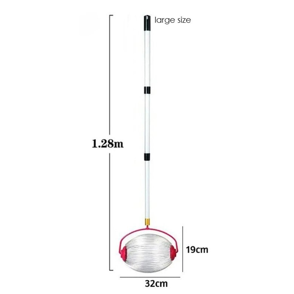 Rolling Nut Gatherer Ball Collector Adjustable Lightweight Outdoor Manual Tool For Walnuts Pecans 7
