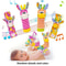 Infant Wrist Rattle Sensory Sock Set Early Educational Development Toy For Babies 012 Months 6