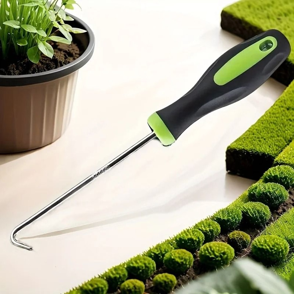 UShaped Nail Removal Hook Lightweight Metal Weeding Tool For Garden Cracks And Paving Joints 5