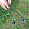Manganese Steel Grass Rooting Weeder Ergonomic Weed Extractor Soil Rake With VShaped Fork 1