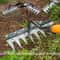 Carbon Steel Garden Hand Rake HeavyDuty Scarifier Agricultural Nail Harrow For Farm Weeding 1