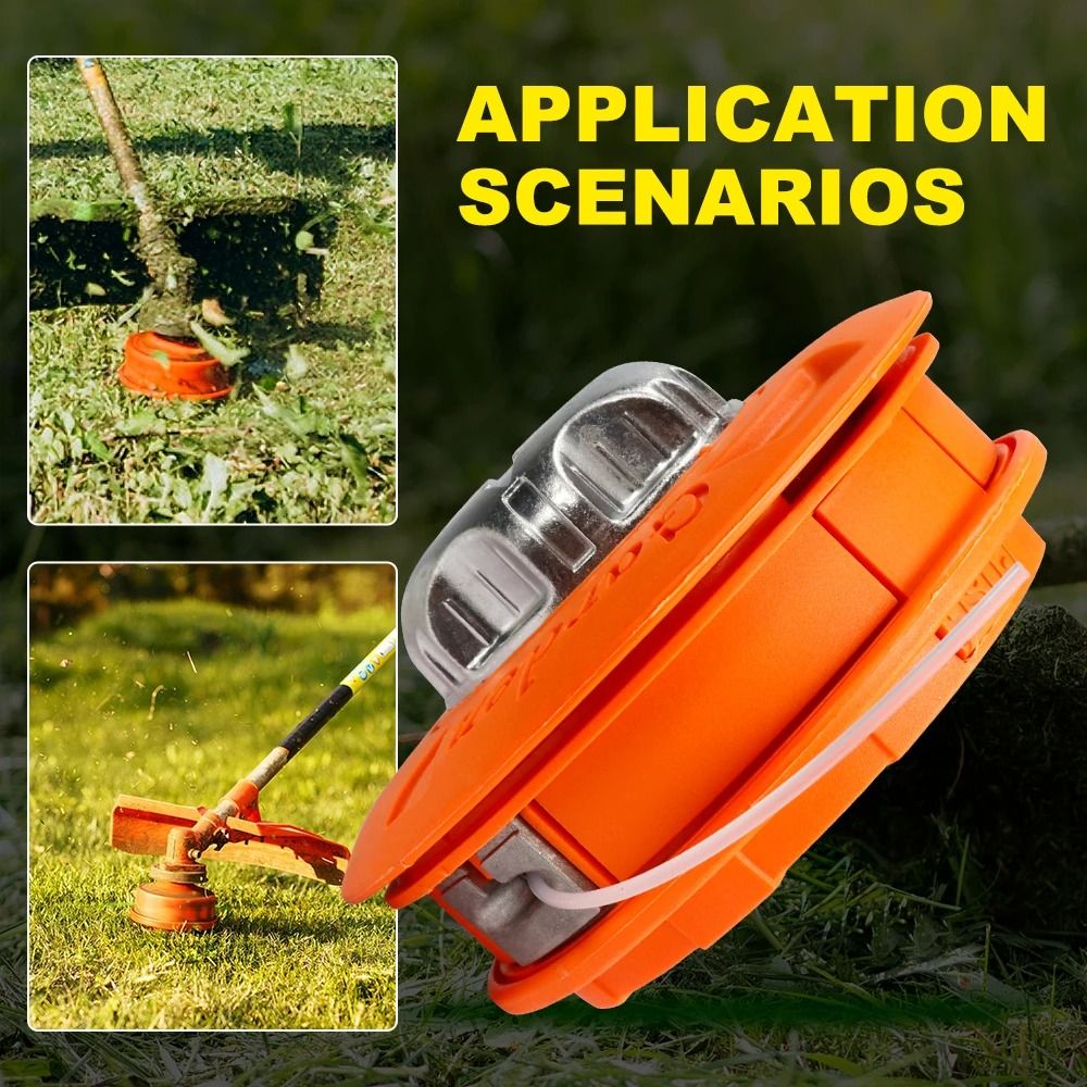 CMCP M10 Aluminum Nylon Brush Mower Bump Spool HeavyDuty Grass Trimmer Gasoline Brush Cutter Head 4