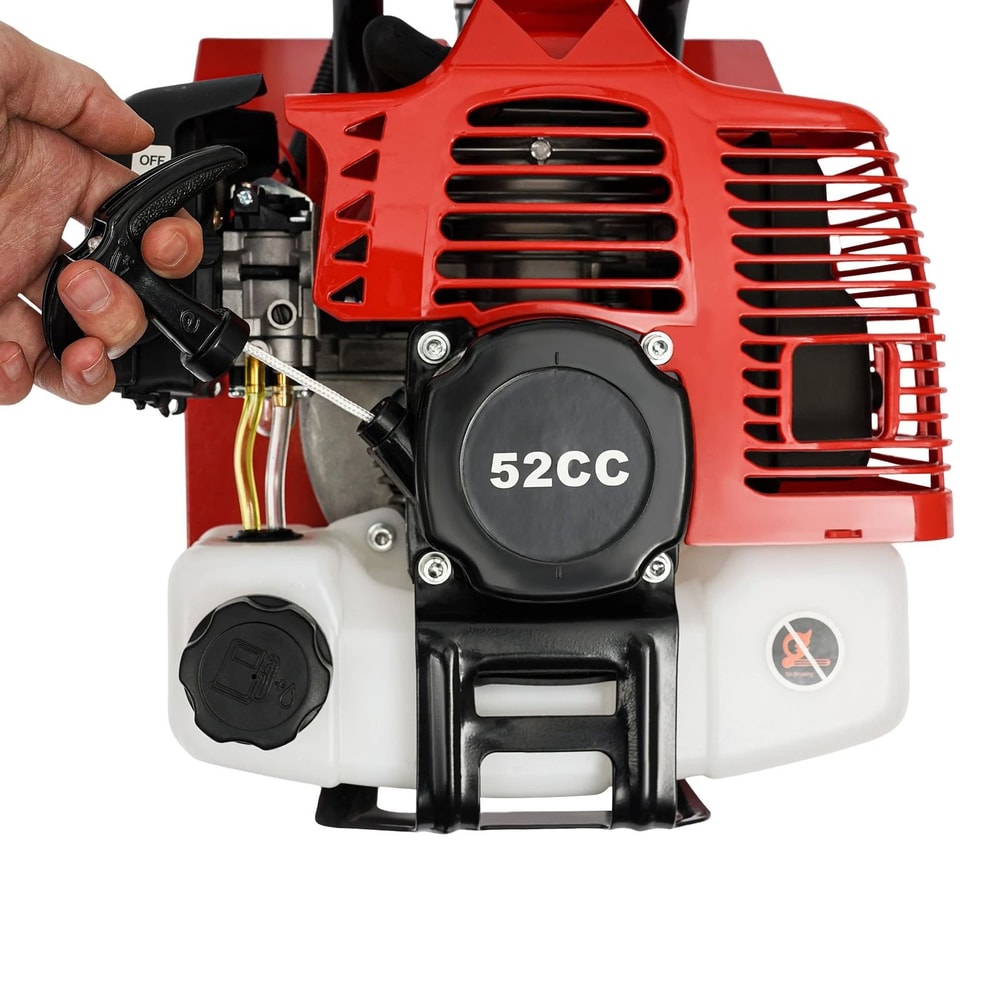 52CC 1700W Gasoline Garden Tiller Cordless 2Stroke AirCooled Rotary Cultivator For Trenching Soil 4