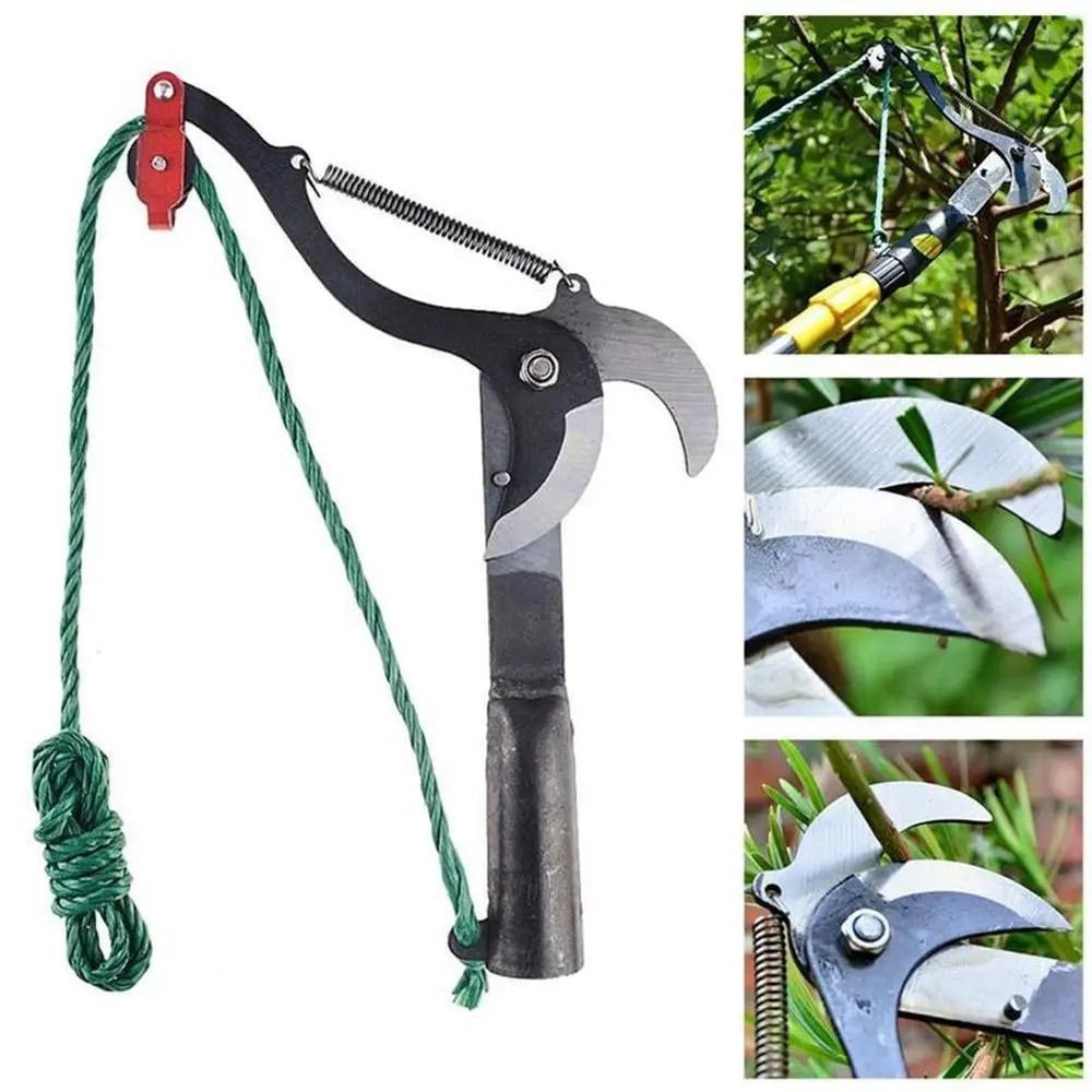 HighBranch Telescopic Scissors Fruit Picker PulleyAssisted Trimming Harvesting Tool 3