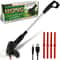 Electric Cordless Grass Trimmer Portable Lightweight Lawn Mower Gardening Pruning Tool 6