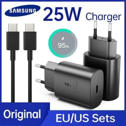 samsung super fast charger – 45w/25w pd type-c power adapter for galaxy s25, s24, s23 ultra, and a54