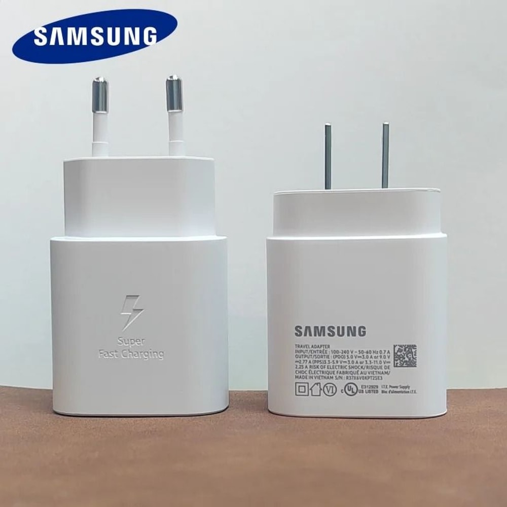 SAMSUNG Super Fast Charger 45W25W PD TypeC Power Adapter For Galaxy S25 S24 S23 Ultra And A54 3