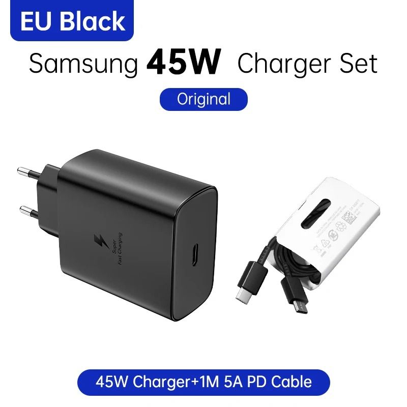 SAMSUNG Super Fast Charger 45W25W PD TypeC Power Adapter For Galaxy S25 S24 S23 Ultra And A54 14