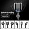 Elough 5in1 Retractable Car Charger Adapter Fast Charging TypeC Lightning For IPhone Samsung 2