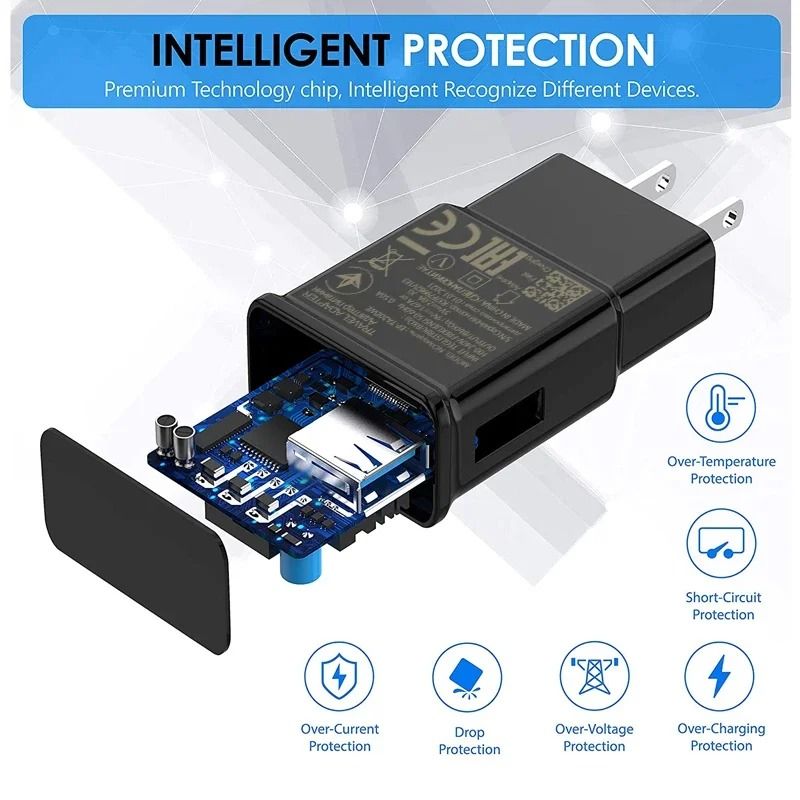 USB TypeC Fast Charging Adapter HighSpeed Wall Charger For Samsung Galaxy S21 Xiaomi Redmi Note 1 2