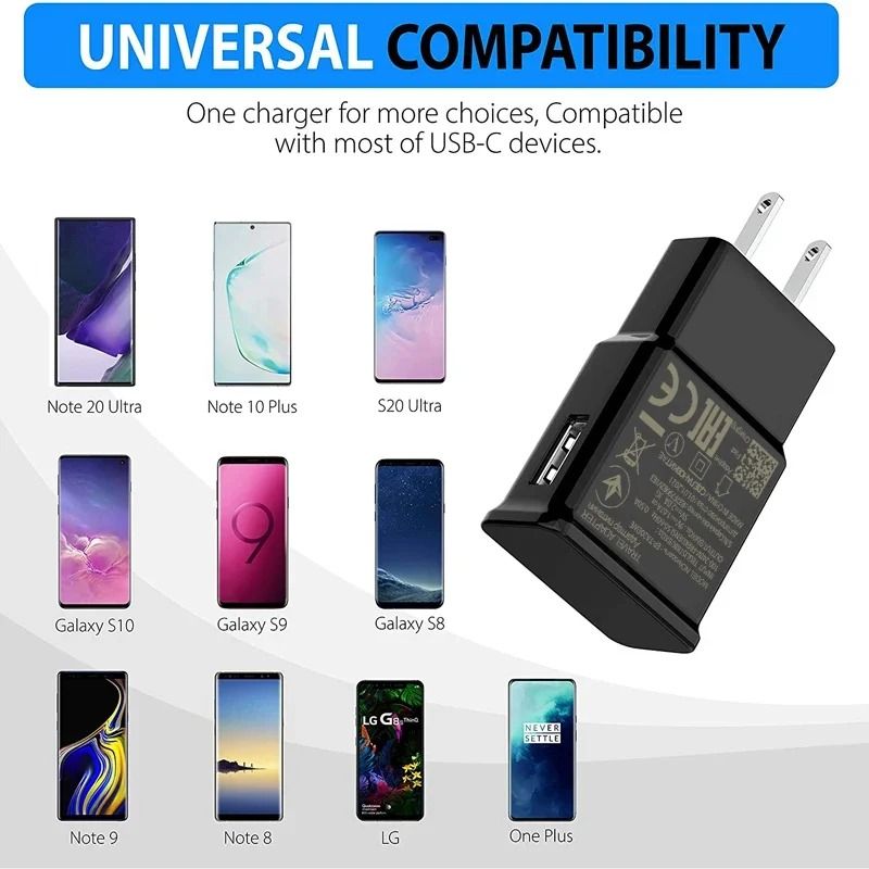 USB TypeC Fast Charging Adapter HighSpeed Wall Charger For Samsung Galaxy S21 Xiaomi Redmi Note 1 4