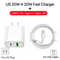 40W DualPort PD Fast Charger USBC Quick Charge Adapter For IPhone 15 14 13 Pro Max Mini 1
