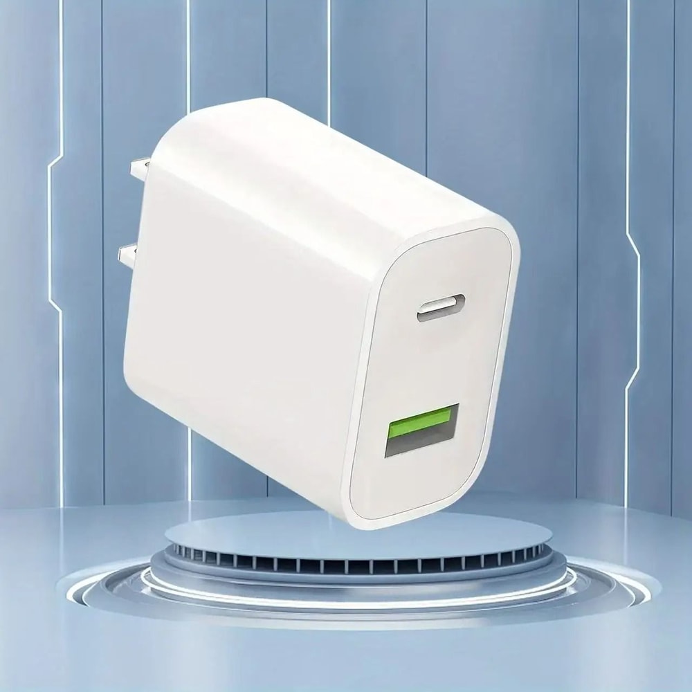 40W DualPort PD Fast Charger USBC Quick Charge Adapter For IPhone 15 14 13 Pro Max Mini 3