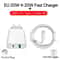 40W DualPort PD Fast Charger USBC Quick Charge Adapter For IPhone 15 14 13 Pro Max Mini 7